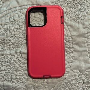 iPhone 13 Pro Max case: 3pc pink, purple, and black phone case